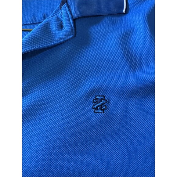 Mens Izod Golf Stretch Polo Size XL Navy Blue Performance Short Sleeve Athletic - Picture 7 of 9